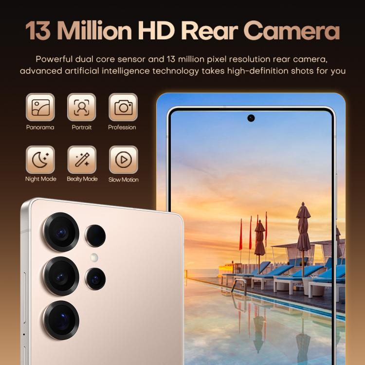 S25 Ultra / B9, 2GB+16GB, 6.75 inch Android 8.1 MTK6739 Quad Core, Network: 4G, Dual SIM, Plug:EU Plug(Titanium Silver Blue) - free shipping - PMc TechLife - Order now!