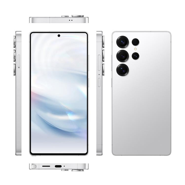 S25 Ultra / Q25, 4GB+64GB, 6.75 inch Android 12 MTK6762 Octa Core, Network: 4G, Dual SIM, with Stylus Pen, Plug:UK Plug(Titanium White Sliver) - free shipping - PMc TechLife - Order now!