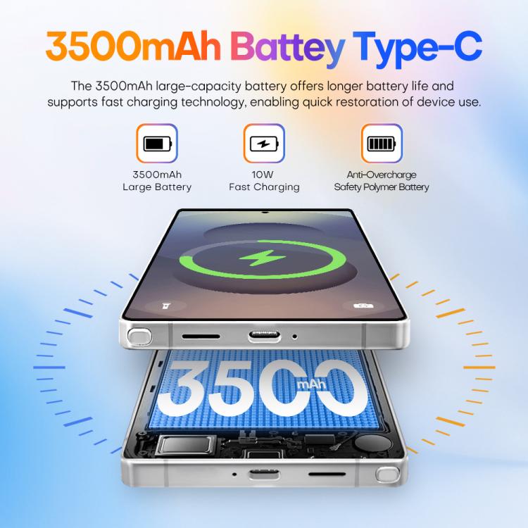 S25 Ultra / Q25, 4GB+64GB, 6.75 inch Android 12 MTK6762 Octa Core, Network: 4G, Dual SIM, with Stylus Pen, Plug:UK Plug(Titanium White Sliver) - free shipping - PMc TechLife - Order now!