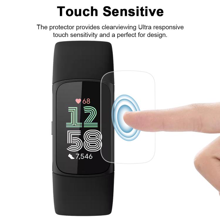 For Fitbit Charge 6 5pcs xDfind Soft Hydrogel Film Full Cover Front Protector - free shipping - PMc TechLife - Order now!