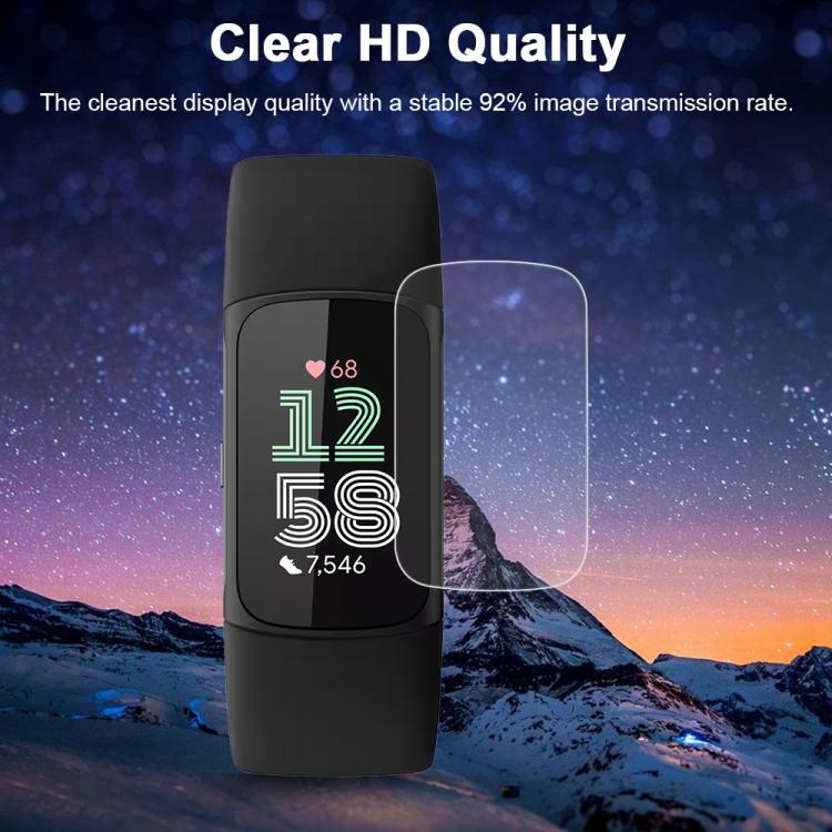 For Fitbit Charge 6 5pcs xDfind Soft Hydrogel Film Full Cover Front Protector - free shipping - PMc TechLife - Order now!