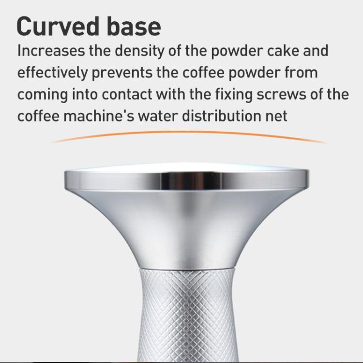 58.3mm Mesh Texture Coffee Powder Pressing Hammer Stainless Steel Cloth Powder(Silver) - free shipping - PMC TechLife - Order now!