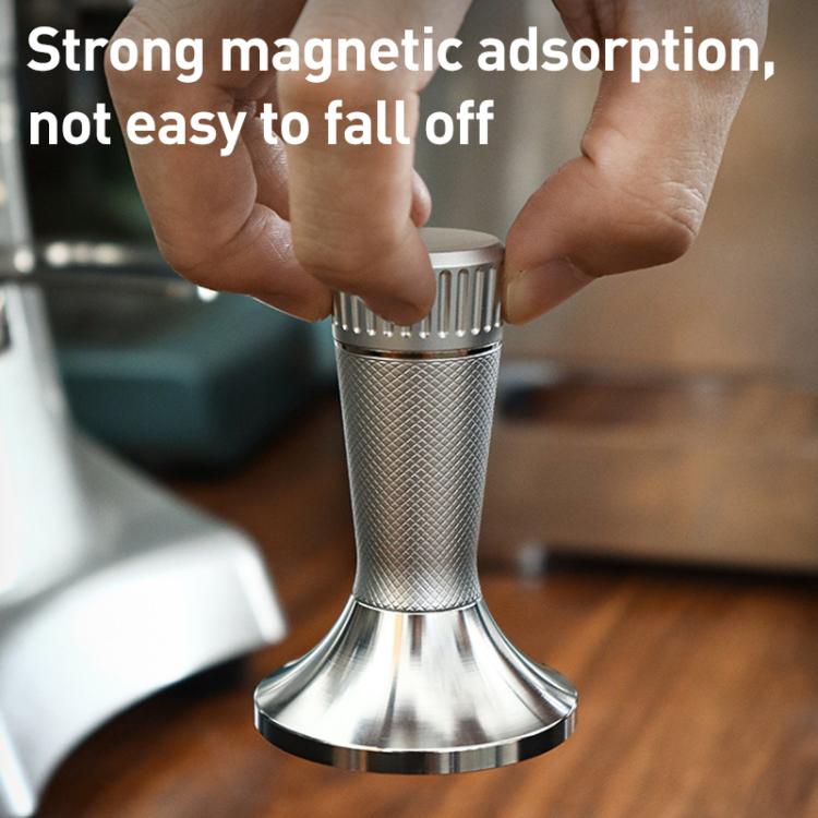 53.3mm Mesh Texture Coffee Powder Pressing Hammer Stainless Steel Cloth Powder(Silver) - free shipping - PMC TechLife - Order now!
