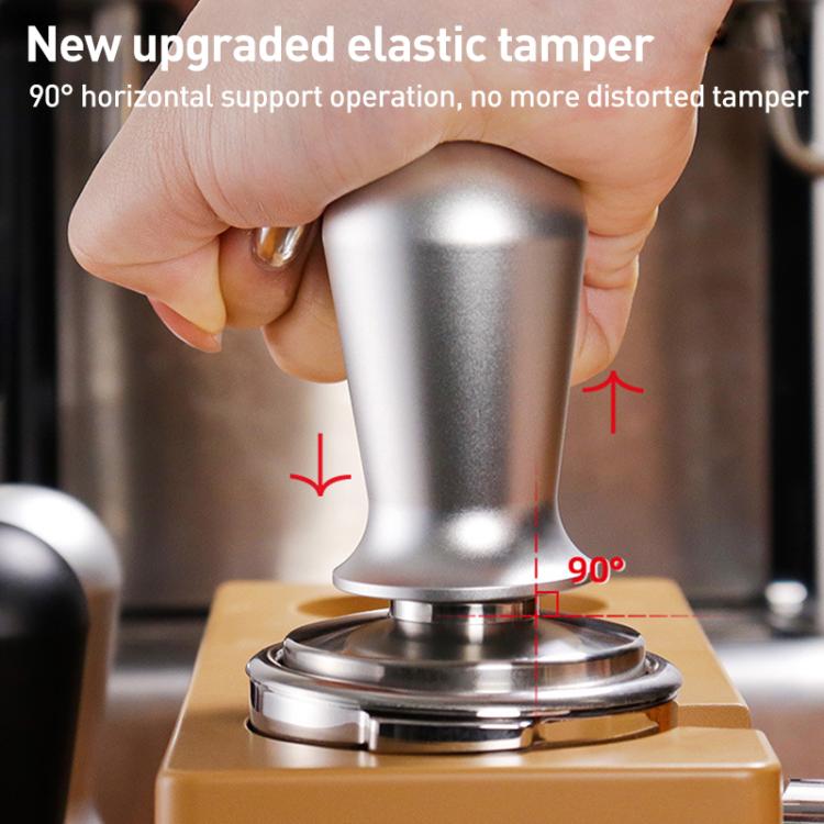 Stainless Steel Coffee Powder Hammer Pressure Powder Tampon, Size:53mm Silver - free shipping - PMC TechLife - Order now!