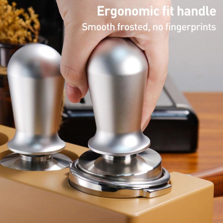 Stainless Steel Coffee Powder Hammer Pressure Powder Tampon, Size:51mm Silver - free shipping - PMC TechLife - Order now!