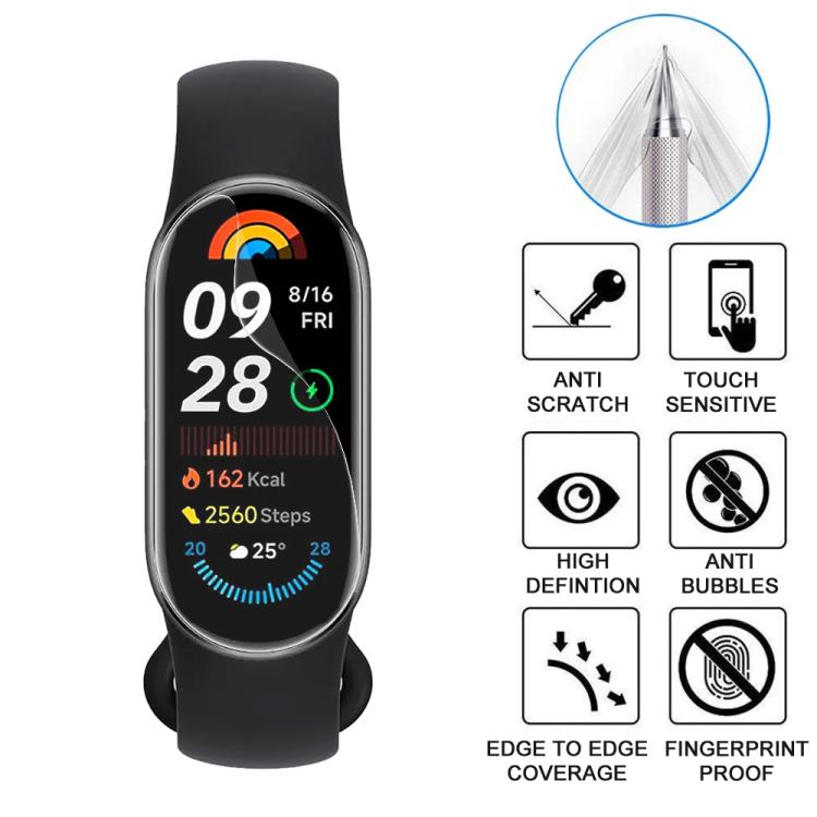 For Xiaomi Smart Band 9 NFC 5pcs xDfind Soft Hydrogel Film Full Cover Front Protector - free shipping - PMc TechLife - Order now!