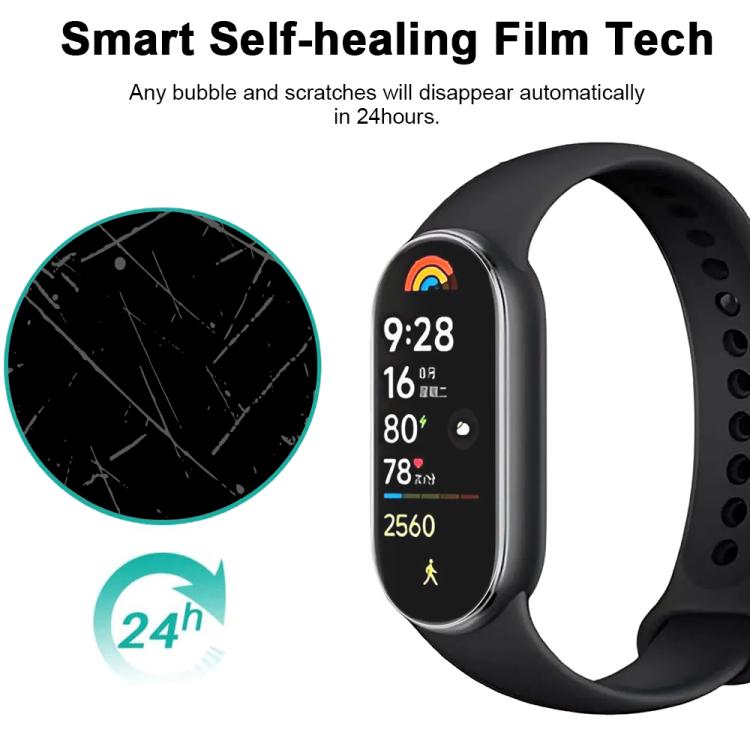 For Xiaomi Smart Band 9 NFC 5pcs xDfind Soft Hydrogel Film Full Cover Front Protector - free shipping - PMc TechLife - Order now!