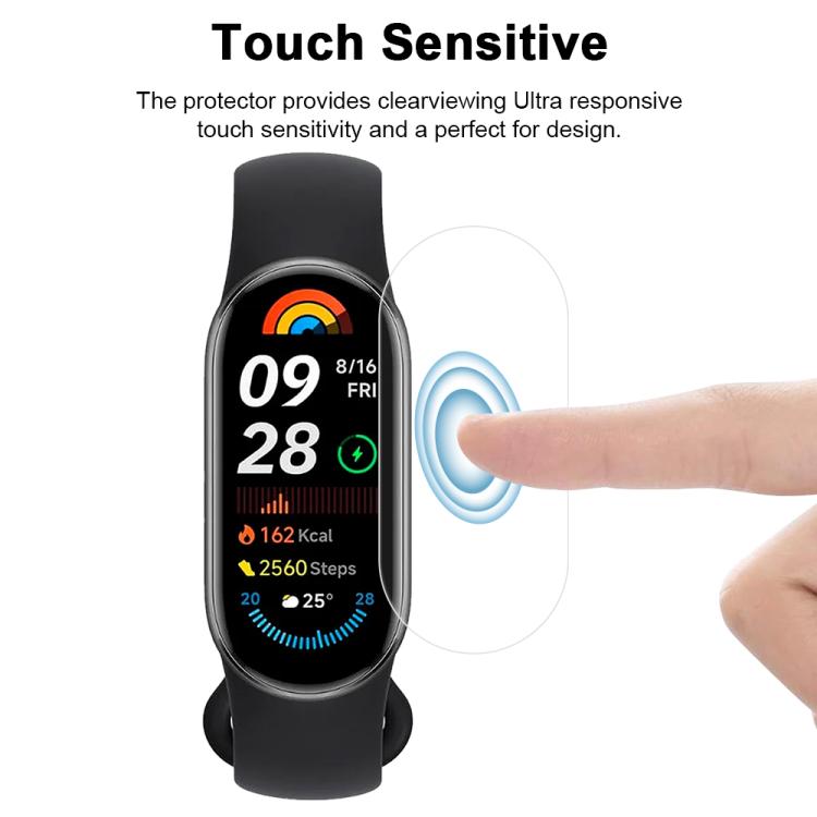 For Xiaomi Smart Band 9 NFC 5pcs xDfind Soft Hydrogel Film Full Cover Front Protector - free shipping - PMc TechLife - Order now!