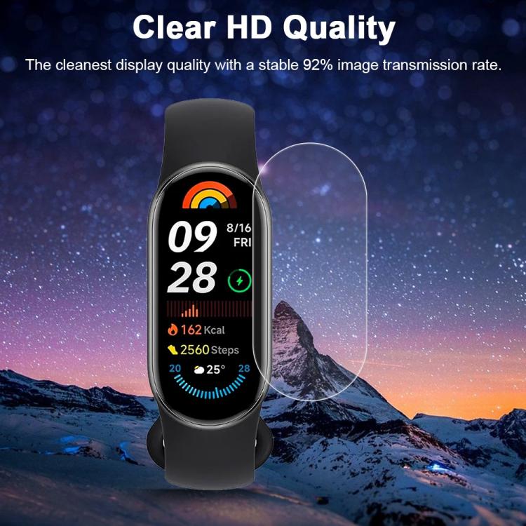 For Xiaomi Smart Band 9 NFC 5pcs xDfind Soft Hydrogel Film Full Cover Front Protector - free shipping - PMc TechLife - Order now!