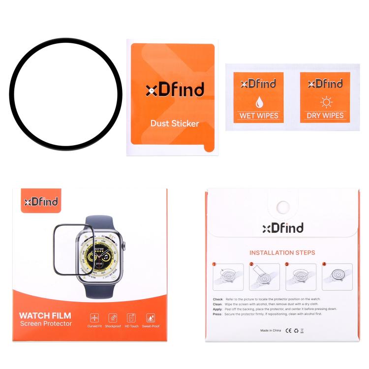 For Samsung Galaxy Watch5 44mm 2pcs xDfind Curved 3D Composite Material Soft Film Screen Protector - free shipping - PMc TechLife - Order now!