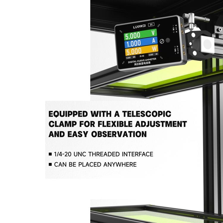 Luowei LW-D1 Isolated Power Supply Design Digital Curve Ammeter - free shipping - PMC TechLife - Order now!