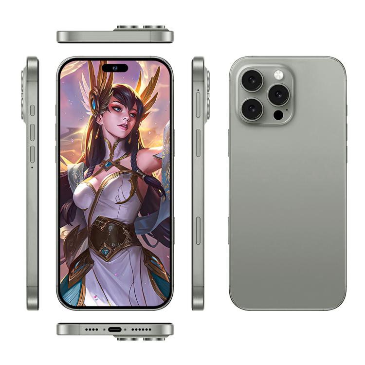 I16 Pro Max / PDQ6, 4GB+64GB, 6.58 inch Android 10 MTK6739 Quad Core, Network: 4G, Dual SIM, Plug:AU Plug(Grey) - free shipping - PMc TechLife - Order now!