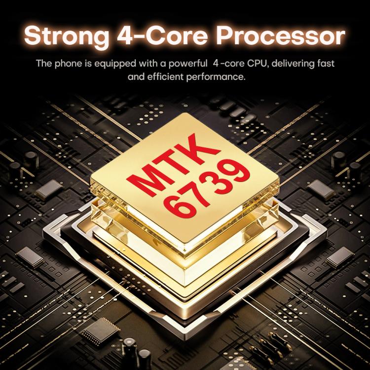 I16 Pro Max / PDQ6, 4GB+64GB, 6.58 inch Android 10 MTK6739 Quad Core, Network: 4G, Dual SIM, Plug:EU Plug(Gold) - free shipping - PMc TechLife - Order now!