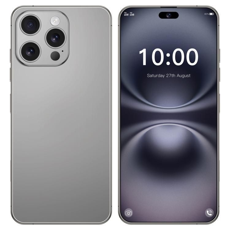 I16 Pro Max / RAi3, 3GB+64GB, 6.56 inch Android 10 MTK6739 Quad Core, Network: 4G, Dual SIM, Plug:EU Plug(Grey) - free shipping - PMc TechLife - Order now!