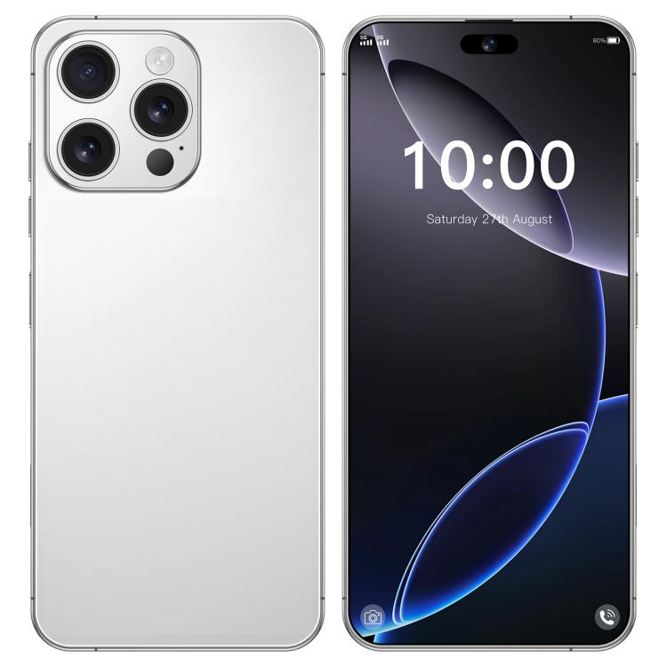 I16 Pro Max / RAi3, 3GB+64GB, 6.56 inch Android 10 MTK6739 Quad Core, Network: 4G, Dual SIM, Plug:UK Plug(White) - free shipping - PMc TechLife - Order now!