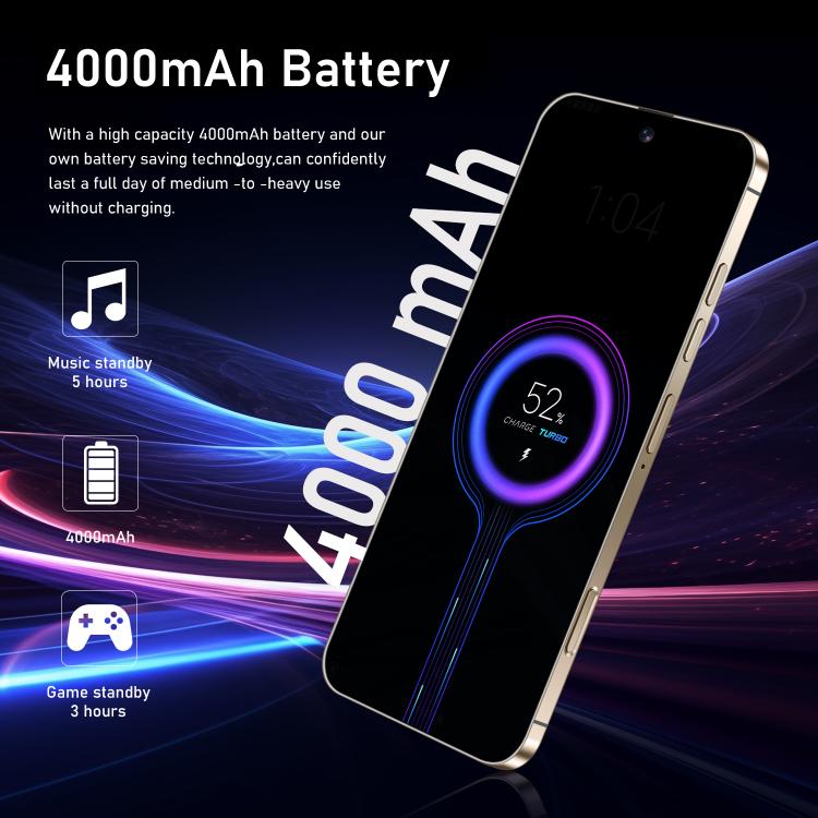 I16 Pro Max / RAi3, 3GB+64GB, 6.56 inch Android 10 MTK6739 Quad Core, Network: 4G, Dual SIM, Plug:US Plug(White) - free shipping - PMc TechLife - Order now!