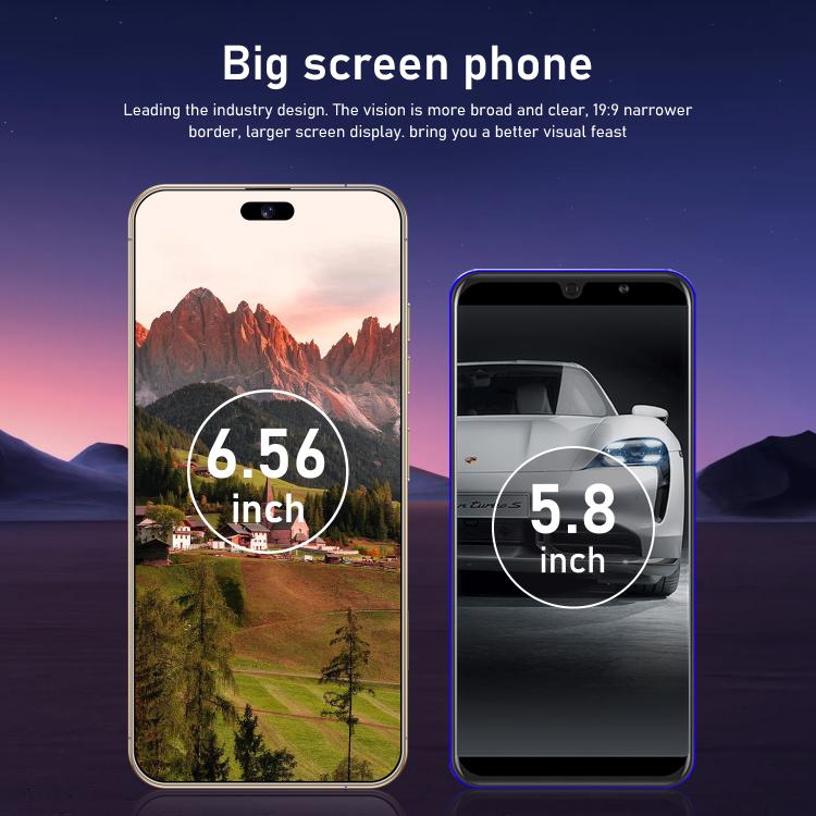 I16 Pro Max / RAi3, 3GB+64GB, 6.56 inch Android 10 MTK6739 Quad Core, Network: 4G, Dual SIM, Plug:EU Plug(White) - free shipping - PMc TechLife - Order now!