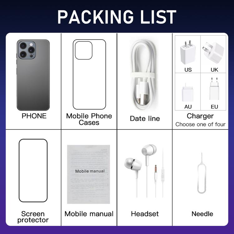 I16 Pro Max / RAi3, 3GB+64GB, 6.56 inch Android 10 MTK6739 Quad Core, Network: 4G, Dual SIM, Plug:EU Plug(Gold) - free shipping - PMc TechLife - Order now!