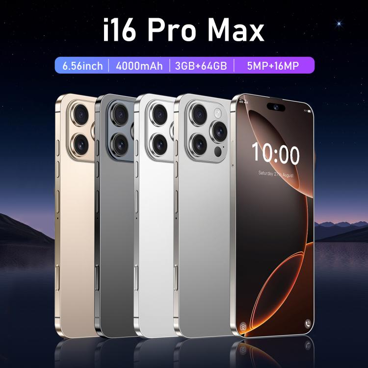 I16 Pro Max / RAi3, 3GB+64GB, 6.56 inch Android 10 MTK6739 Quad Core, Network: 4G, Dual SIM, Plug:UK Plug(Black) - free shipping - PMc TechLife - Order now!