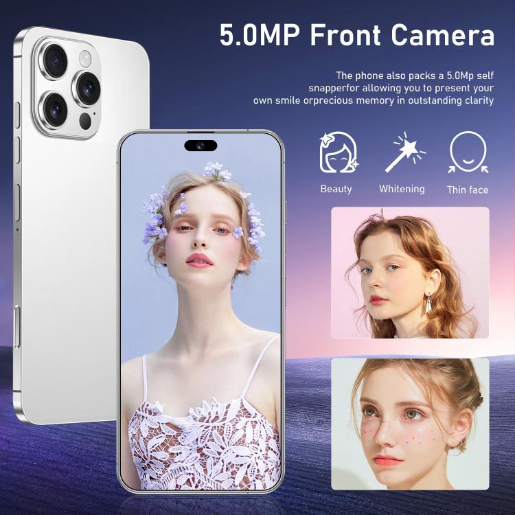 I16 Pro Max / RAi3, 3GB+64GB, 6.56 inch Android 10 MTK6739 Quad Core, Network: 4G, Dual SIM, Plug:EU Plug(White) - free shipping - PMc TechLife - Order now!