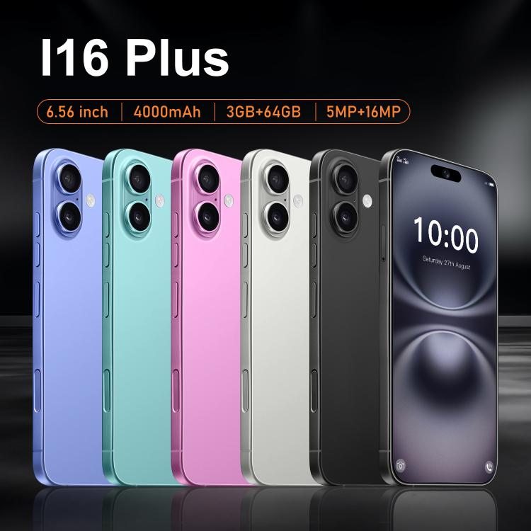 I16 Plus / RAi5, 3GB+64GB, 6.56 inch Android 10 MTK6739 Quad Core, Network: 4G, Dual SIM, Plug:UK Plug(Blue) - free shipping - PMc TechLife - Order now!