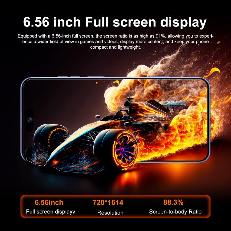 I16 Plus / RAi5, 3GB+64GB, 6.56 inch Android 10 MTK6739 Quad Core, Network: 4G, Dual SIM, Plug:AU Plug(White) - free shipping - PMc TechLife - Order now!