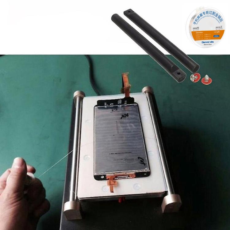 200m Screen Separation Specifically Diamond Cutting Wire, Diameter:0.08mm - free shipping - PMC TechLife - Order now!