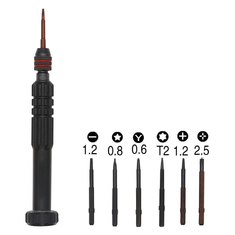6 in 1 Aluminum Alloy Screwdriver Set - free shipping - PMC TechLife - Order now!