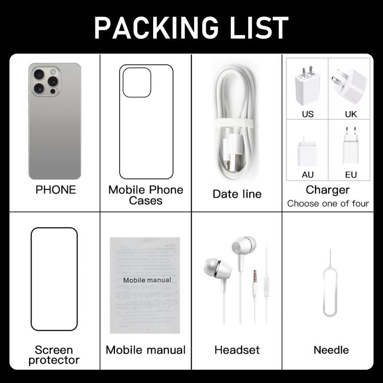 I16 Pro Max / ZPT93, 2GB+16GB, 6.26 inch Android 8.1 MTK6737 Quad Core, Network: 4G, Dual SIM, Plug:AU Plug(Grey) - free shipping - PMc TechLife - Order now!