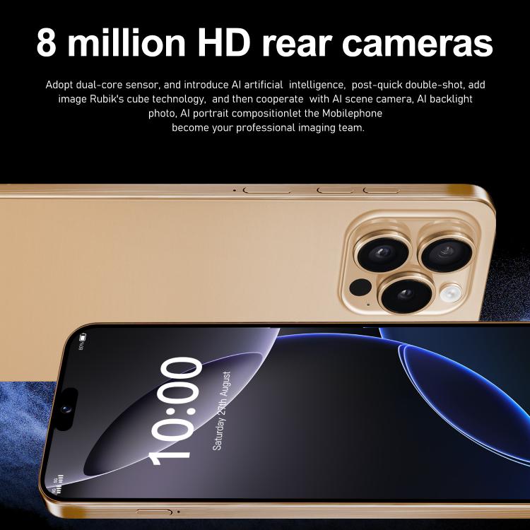 I16 Pro Max / ZPT93, 2GB+16GB, 6.26 inch Android 8.1 MTK6737 Quad Core, Network: 4G, Dual SIM, Plug:US Plug(Grey) - free shipping - PMc TechLife - Order now!