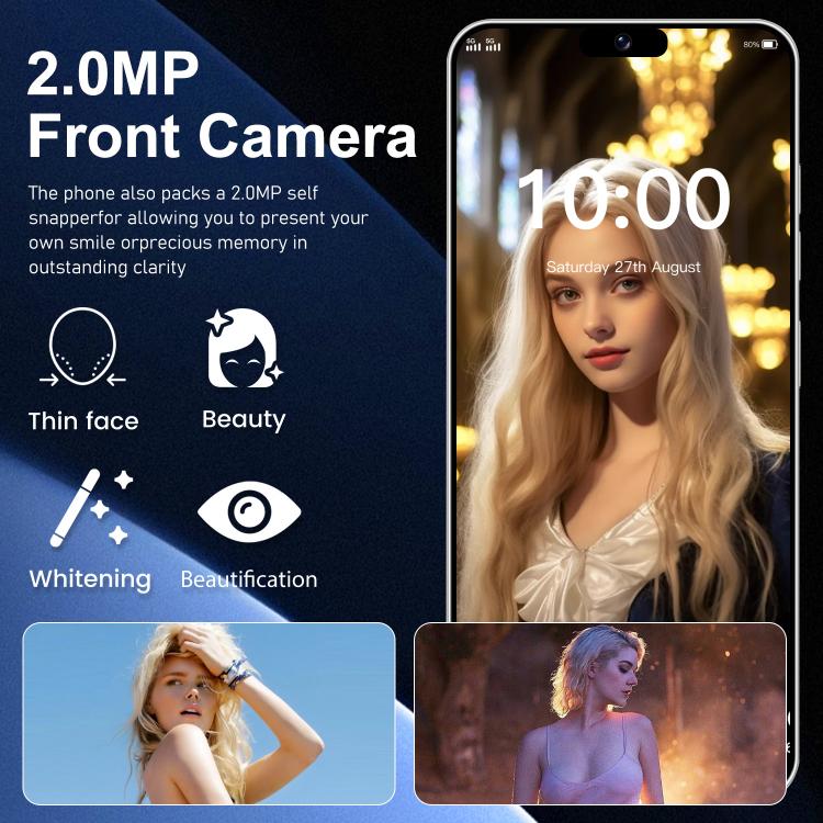 I16 Pro Max / ZPT93, 2GB+16GB, 6.26 inch Android 8.1 MTK6737 Quad Core, Network: 4G, Dual SIM, Plug:EU Plug(Black) - free shipping - PMc TechLife - Order now!