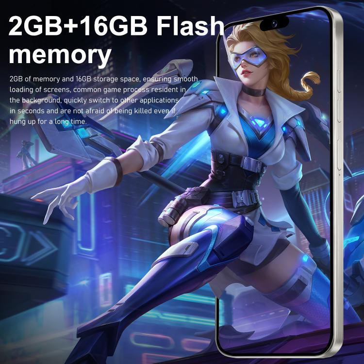 I16 Pro Max / ZPT93, 2GB+16GB, 6.26 inch Android 8.1 MTK6737 Quad Core, Network: 4G, Dual SIM, Plug:UK Plug(White) - free shipping - PMc TechLife - Order now!