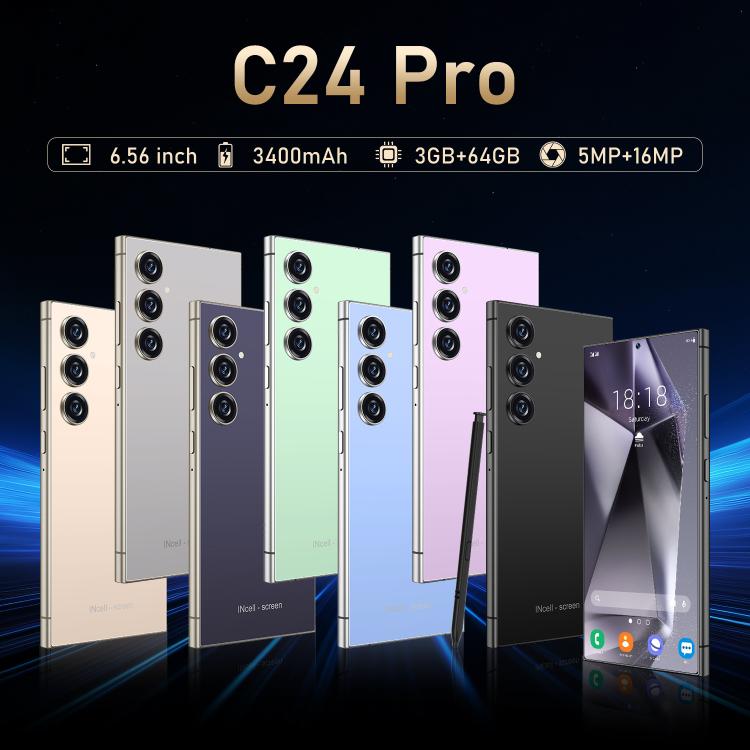 C24 Pro / S3-3, 3GB+64GB, 6.56 inch Android 10 MTK6739 Quad Core, Network: 4G, Dual SIM, Plug:US Plug(Black) - free shipping - PMc TechLife - Order now!
