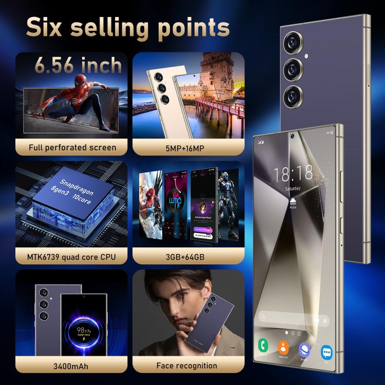 C24 Pro / S3-3, 3GB+64GB, 6.56 inch Android 10 MTK6739 Quad Core, Network: 4G, Dual SIM, Plug:AU Plug(Purple) - free shipping - PMc TechLife - Order now!