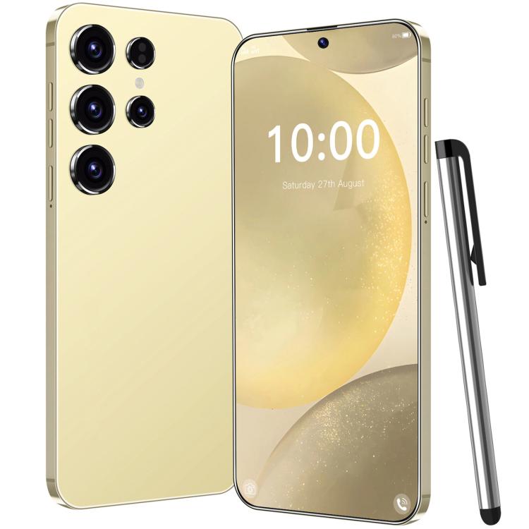 S24 Ultra / ZKU213, 2GB+16GB, 6.56 inch Android 8.1 MTK6580A Quad Core, Network: 3G, Dual SIM, Plug:EU Plug(Yellow) - free shipping - PMc TechLife - Order now!