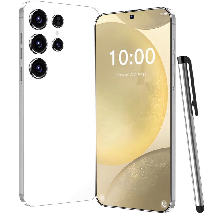 S24 Ultra / ZKU213, 2GB+16GB, 6.56 inch Android 8.1 MTK6580A Quad Core, Network: 3G, Dual SIM, Plug:UK Plug(White) - free shipping - PMc TechLife - Order now!