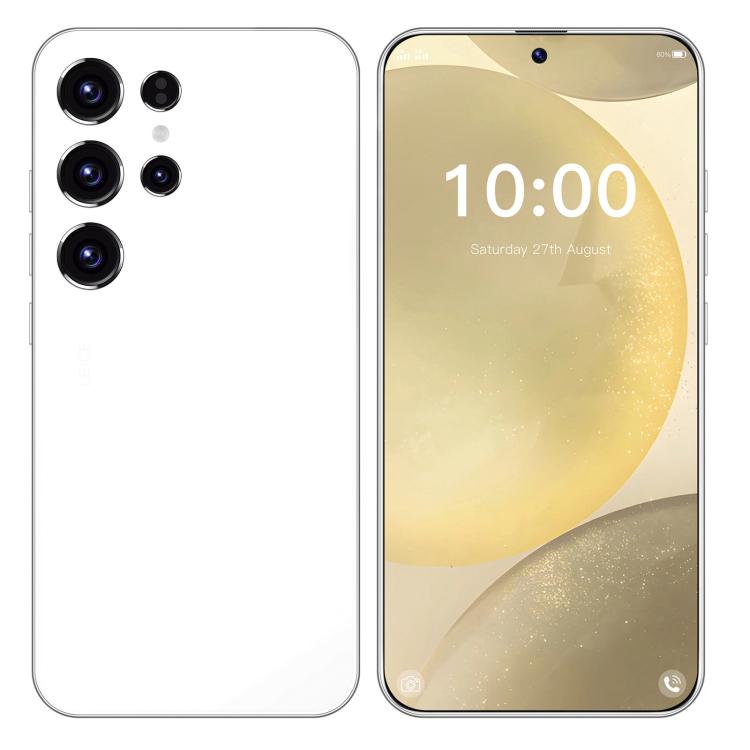 S24 Ultra / ZKU213, 2GB+16GB, 6.56 inch Android 8.1 MTK6580A Quad Core, Network: 3G, Dual SIM, Plug:UK Plug(White) - free shipping - PMc TechLife - Order now!