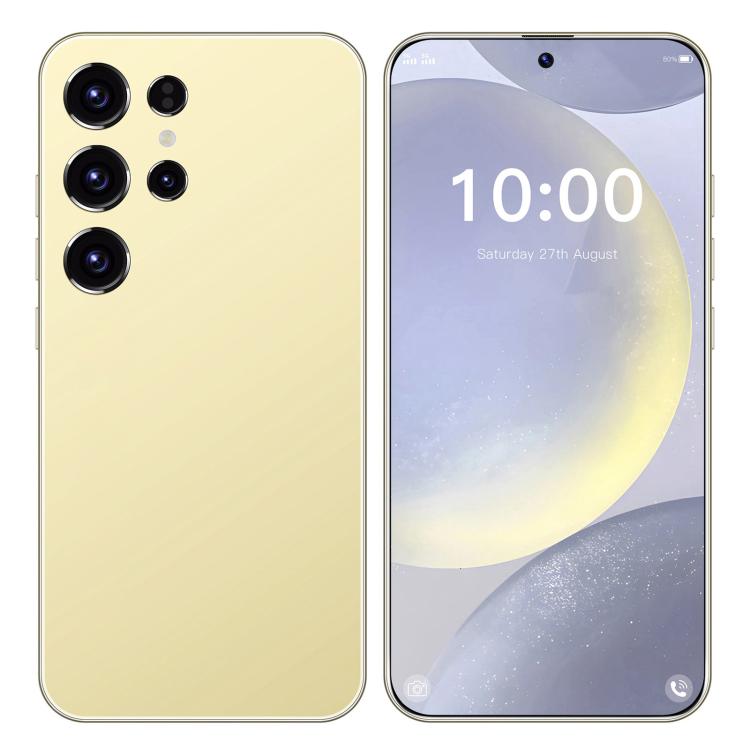 S24 Ultra / ZKU213, 2GB+16GB, 6.56 inch Android 8.1 MTK6580A Quad Core, Network: 3G, Dual SIM, Plug:AU Plug(Yellow) - free shipping - PMc TechLife - Order now!