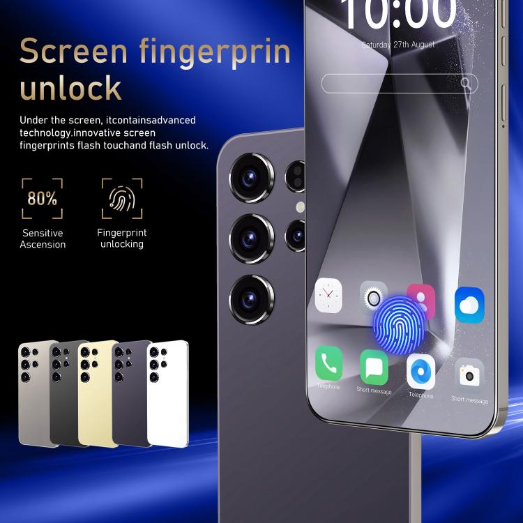 S24 Ultra / ZKU213, 2GB+16GB, 6.56 inch Android 8.1 MTK6580A Quad Core, Network: 3G, Dual SIM, Plug:AU Plug(White) - free shipping - PMc TechLife - Order now!