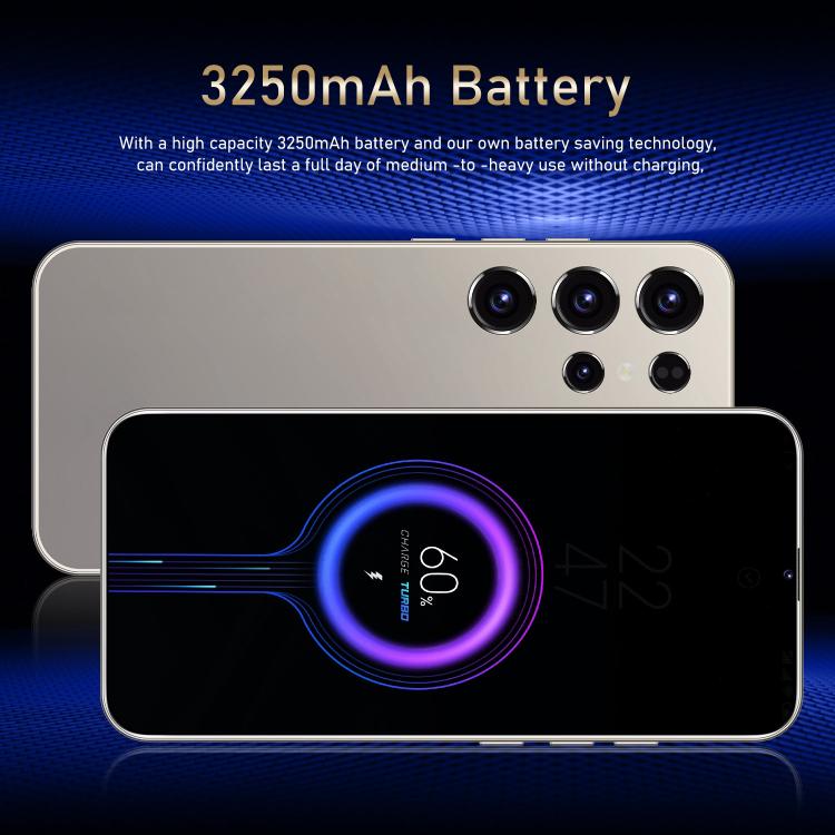 S24 Ultra / ZKU213, 2GB+16GB, 6.56 inch Android 8.1 MTK6580A Quad Core, Network: 3G, Dual SIM, Plug:UK Plug(Yellow) - free shipping - PMc TechLife - Order now!