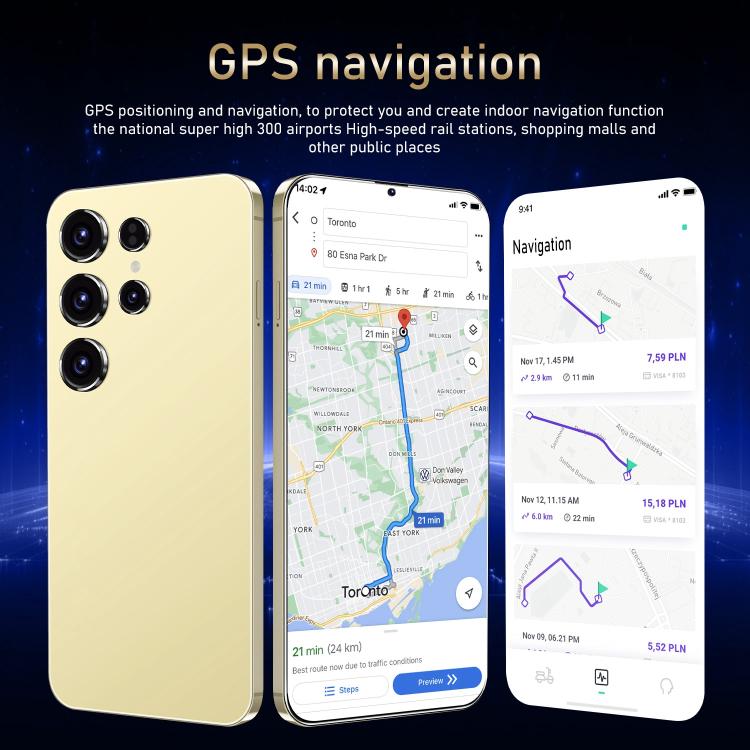S24 Ultra / ZKU213, 2GB+16GB, 6.56 inch Android 8.1 MTK6580A Quad Core, Network: 3G, Dual SIM, Plug:AU Plug(White) - free shipping - PMc TechLife - Order now!