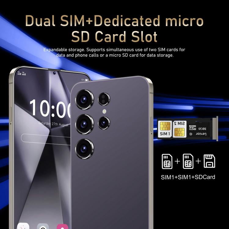 S24 Ultra / ZKU213, 2GB+16GB, 6.56 inch Android 8.1 MTK6580A Quad Core, Network: 3G, Dual SIM, Plug:AU Plug(White) - free shipping - PMc TechLife - Order now!