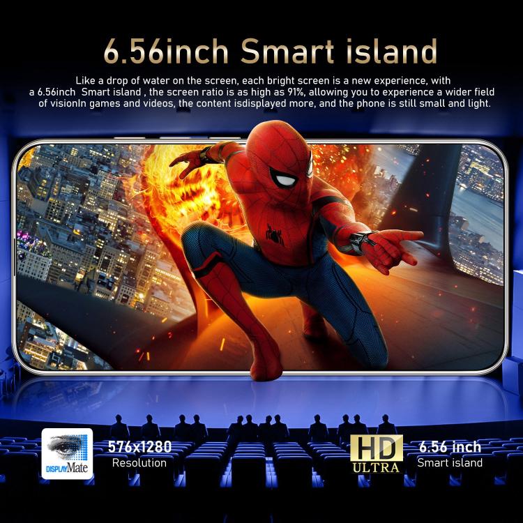 S24 Ultra / ZKU213, 2GB+16GB, 6.56 inch Android 8.1 MTK6580A Quad Core, Network: 3G, Dual SIM, Plug:US Plug(Black) - free shipping - PMc TechLife - Order now!