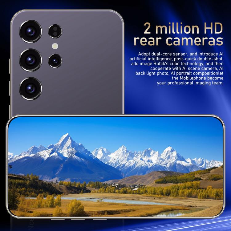 S24 Ultra / ZKU213, 2GB+16GB, 6.56 inch Android 8.1 MTK6580A Quad Core, Network: 3G, Dual SIM, Plug:AU Plug(White) - free shipping - PMc TechLife - Order now!