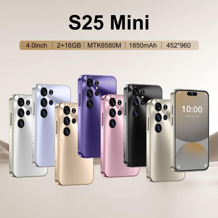 S25 Mini / ZKM10, 2GB+16GB, 4.0 inch Android 10 MTK6580M Quad Core, Network: 3G, Dual SIM(Silver) - free shipping - PMc TechLife - Order now!