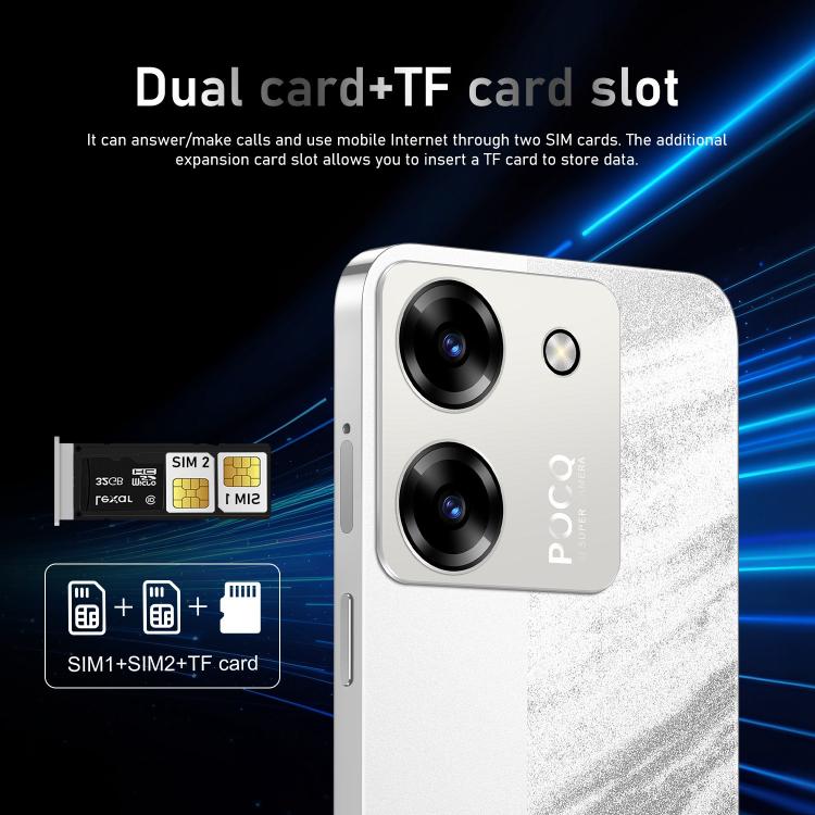 M7 Pro / ZKU289, 2GB+16GB, 6.56 inch Android 8.1 MTK6580A Quad Core, Network: 3G, Dual SIM, Plug:EU Plug(Silver) - free shipping - PMc TechLife - Order now!