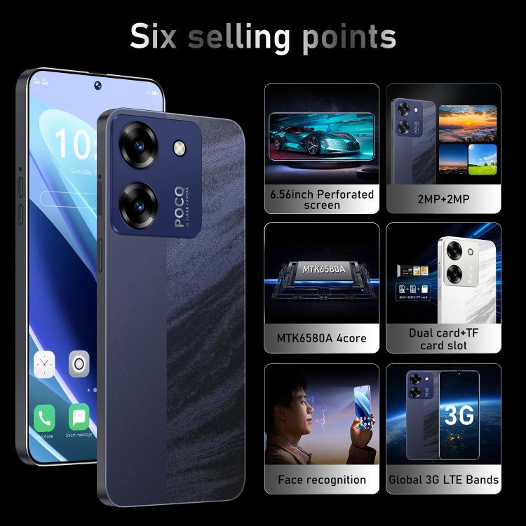 M7 Pro / ZKU289, 2GB+16GB, 6.56 inch Android 8.1 MTK6580A Quad Core, Network: 3G, Dual SIM, Plug:EU Plug(Silver) - free shipping - PMc TechLife - Order now!