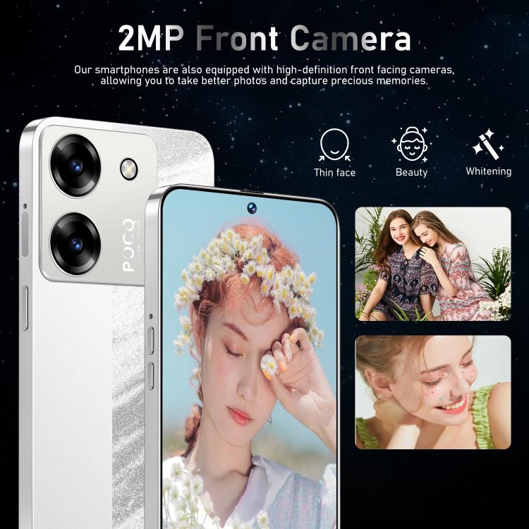 M7 Pro / ZKU289, 2GB+16GB, 6.56 inch Android 8.1 MTK6580A Quad Core, Network: 3G, Dual SIM, Plug:AU Plug(Silver) - free shipping - PMc TechLife - Order now!