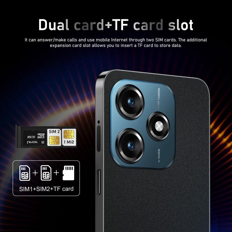 Note 14 / ZKU291, 2GB+16GB, 6.56 inch Android 8.1 MTK6580A Quad Core, Network: 3G, Dual SIM, Plug:UK Plug(Black) - free shipping - PMc TechLife - Order now!