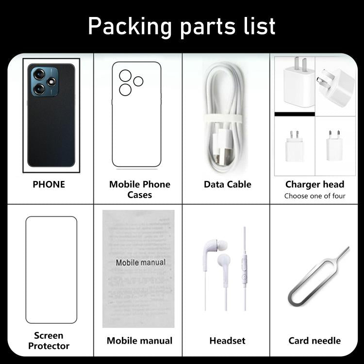 Note 14 / ZKU291, 2GB+16GB, 6.56 inch Android 8.1 MTK6580A Quad Core, Network: 3G, Dual SIM, Plug:AU Plug(Black) - free shipping - PMc TechLife - Order now!